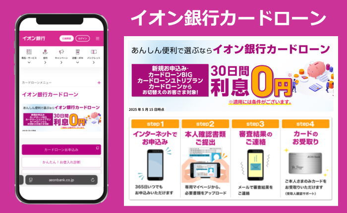 イオン銀行カードローン画像