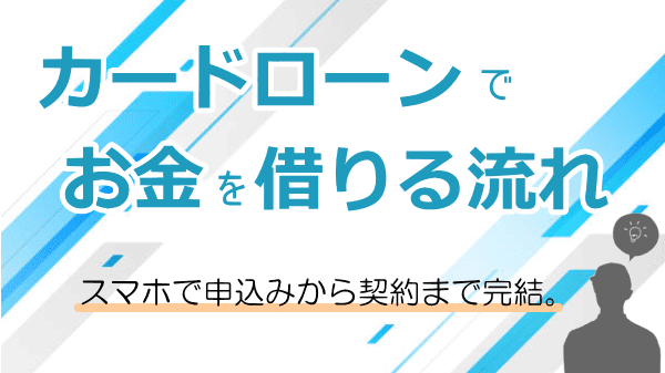 カードローンはスマホで申込みから契約まで完結